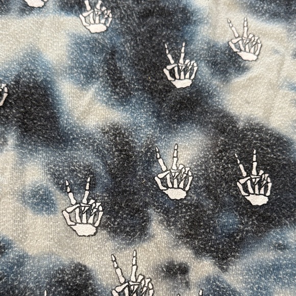 Boys (sz8) Chaser TieDye Skeleton Hand Sweatshirt - Picture 3 of 5